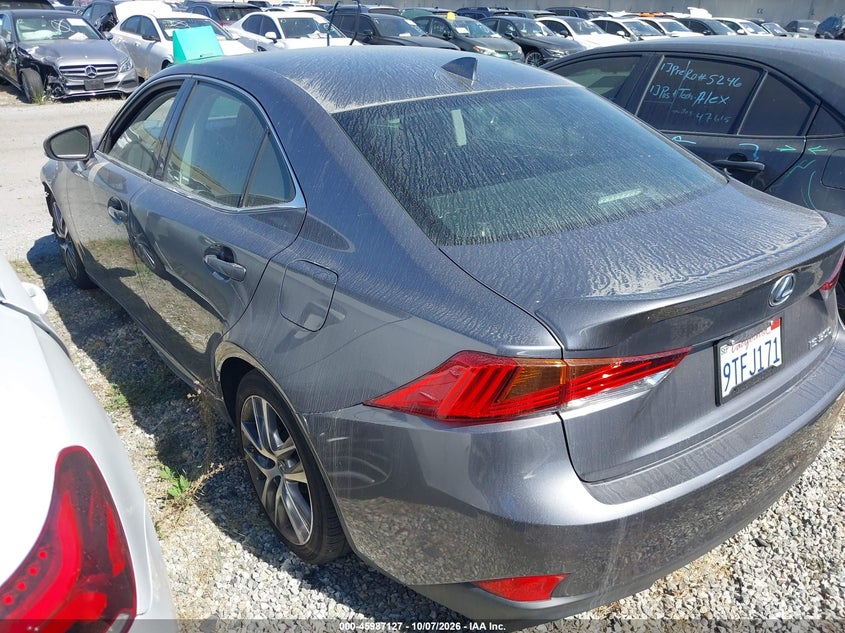 LEXUS IS 300 2020 VIN JTHDA1D25L5107955