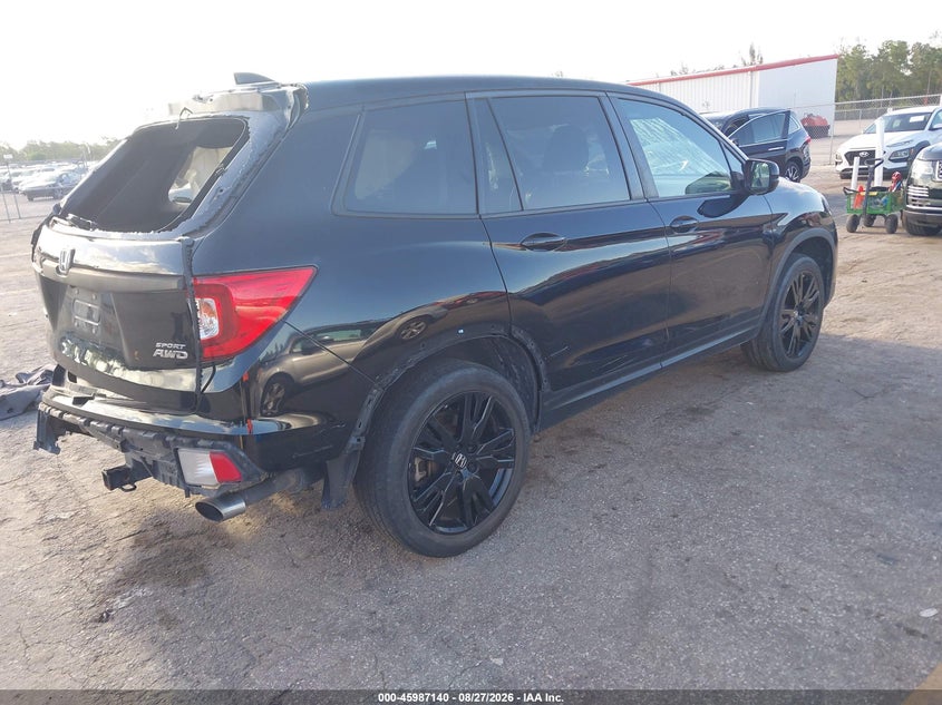 HONDA PASSPORT 2021 VIN 5FNYF8H27MB038581