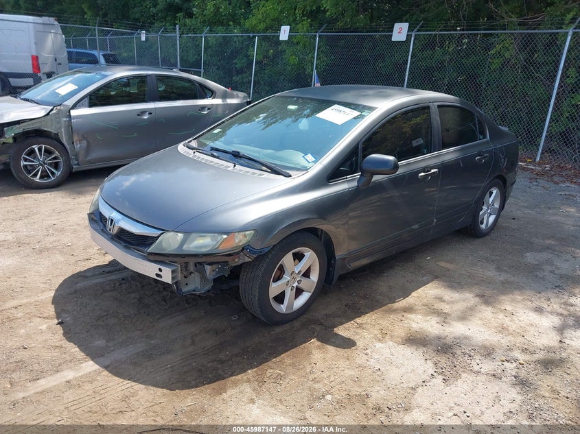 2009 Honda Civic, Обычный износ, IAAI, VIN 19XFA16639E010485 — фото 2