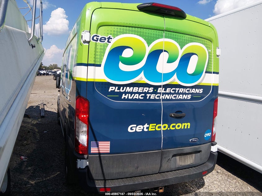 Vin: 1ftbr1c87mka05552, lot: 46486460, ford transit-250 20213