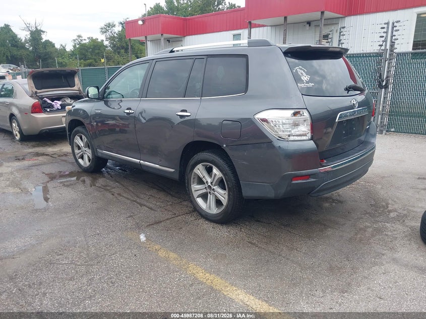 Vin: 5tddk3eh3cs109856, lot: 46486481, toyota highlander limited v6 20123