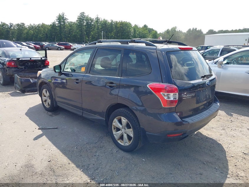 Vin: jf2sjafc3fh531668, lot: 46486497, subaru forester 2.5i premium 20153