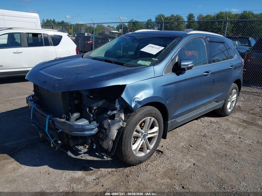 2019 Ford Edge, Front End, IAAI, VIN 2FMPK4J95KBC65216 — photo 2