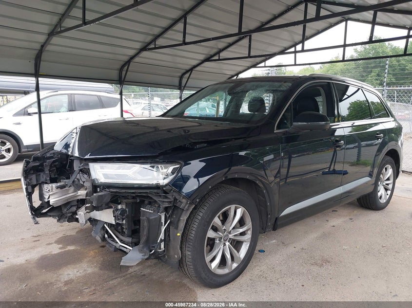 2018 Audi Q7, Front End, IAAI, VIN WA1LAAF76JD012940 — photo 2