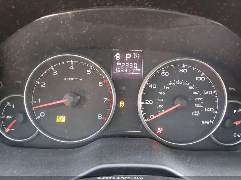 2013 SUBARU OUTBACK auction photo 7