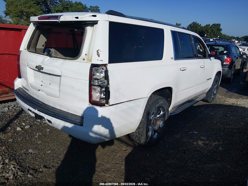 Vin: 1gnskkkc9fr258244, lot: 46486541, chevrolet suburban ltz 20154
