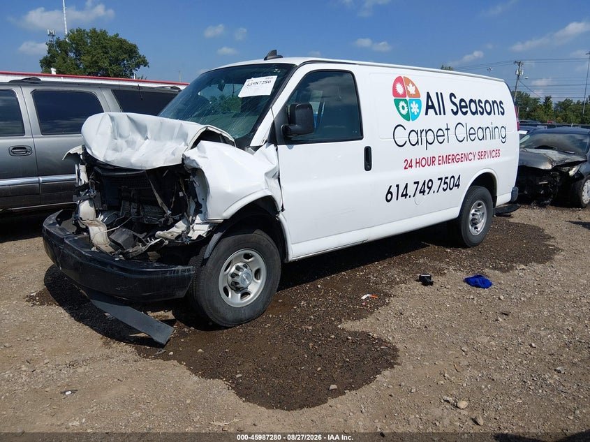 CHEVROLET EXPRESS CARGO 2020 VIN 1GCWGAFG1L1176876