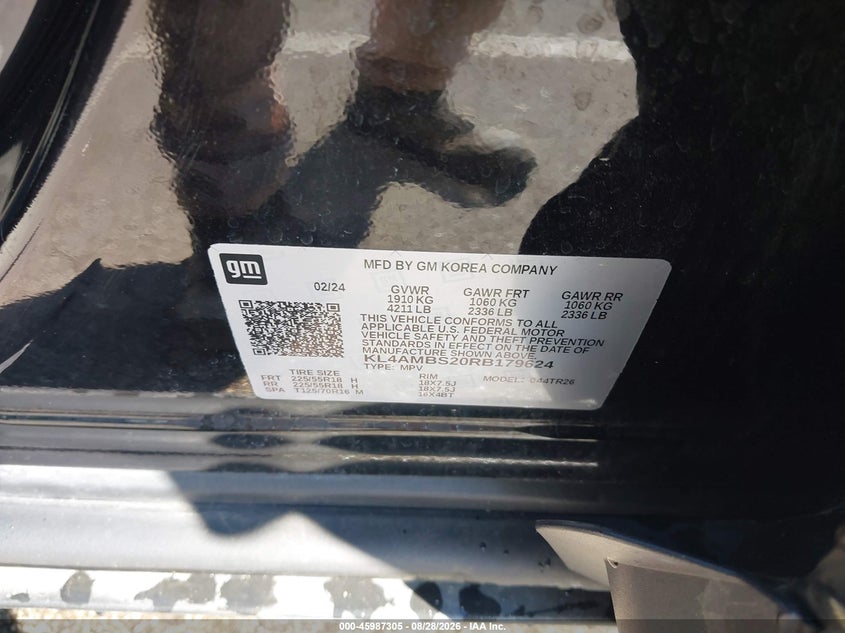 BUICK ENCORE GX 2024 VIN KL4AMBS20RB179624