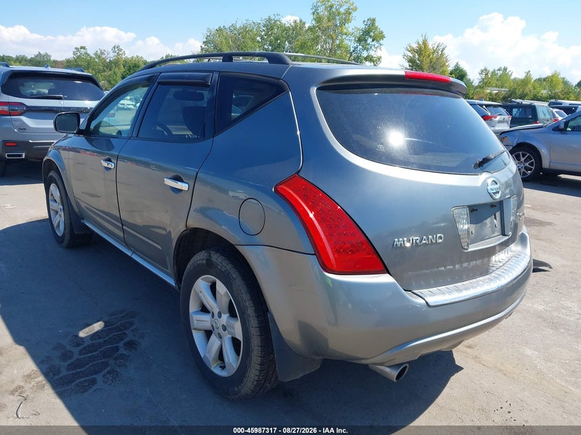 NISSAN MURANO 2006 VIN JN8AZ08W26W537725