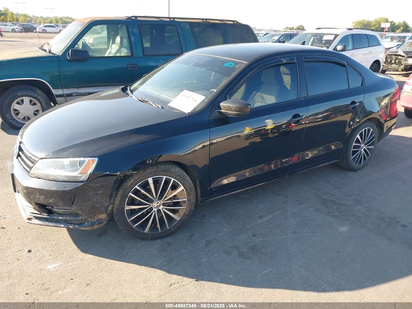 2016 Volkswagen Jetta 1.8T Sport, Left Front, IAAI, VIN 3VWD17AJ9GM308870 — photo 2