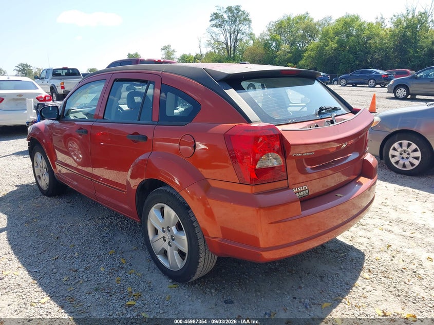 DODGE CALIBER 2007 VIN 1B3HB48B47D147629
