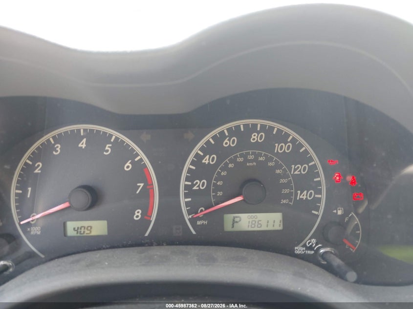 2009 TOYOTA COROLLA SEDAN 1.8L I-4 DOHC, VVT, REGULAR , 132HP