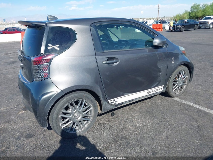 Vin: jtnjjxb03dj023954, lot: 46486646, scion iq 20134