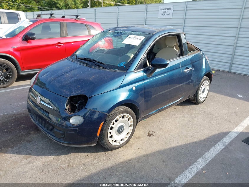 Vin: 3c3cffar1ft504052, lot: 46486811, fiat 500 pop 20152