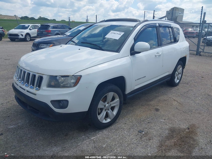 2014 Jeep Compass, Обычный износ, IAAI, VIN 1C4NJDEBXED501675 — фото 2