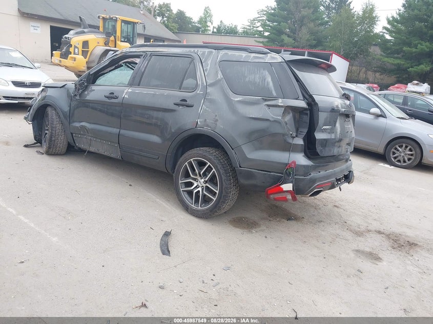 Vin: 1fm5k8gt5hgd33369, lot: 46486822, ford explorer sport 20173