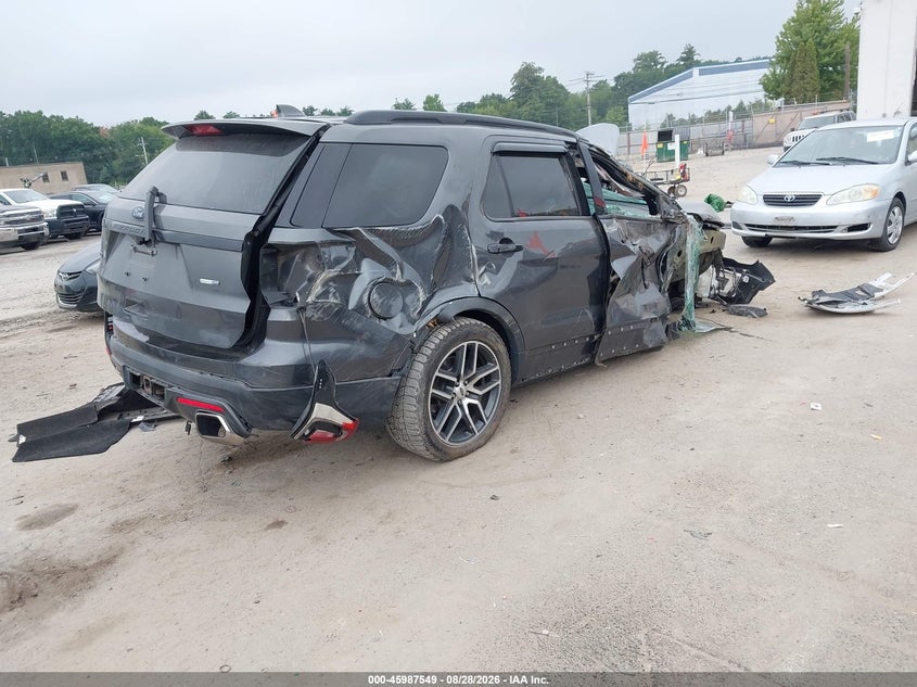 Vin: 1fm5k8gt5hgd33369, lot: 46486822, ford explorer sport 20174