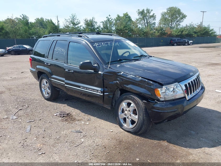 2004 Jeep Grand Cherokee Overland, Правий перед, IAAI, VIN 1J8GW68J44C165575