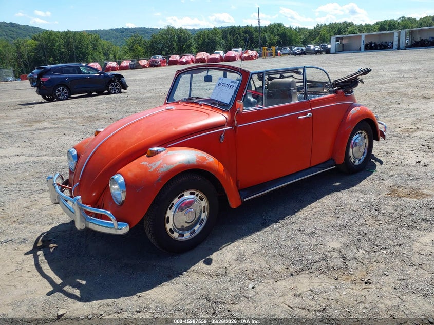 1967 VOLKSWAGEN BEETLE CONVERTIBLE auction photo 2
