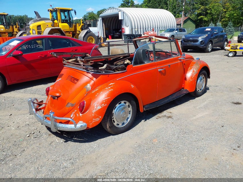 1967 VOLKSWAGEN BEETLE CONVERTIBLE auction photo 4