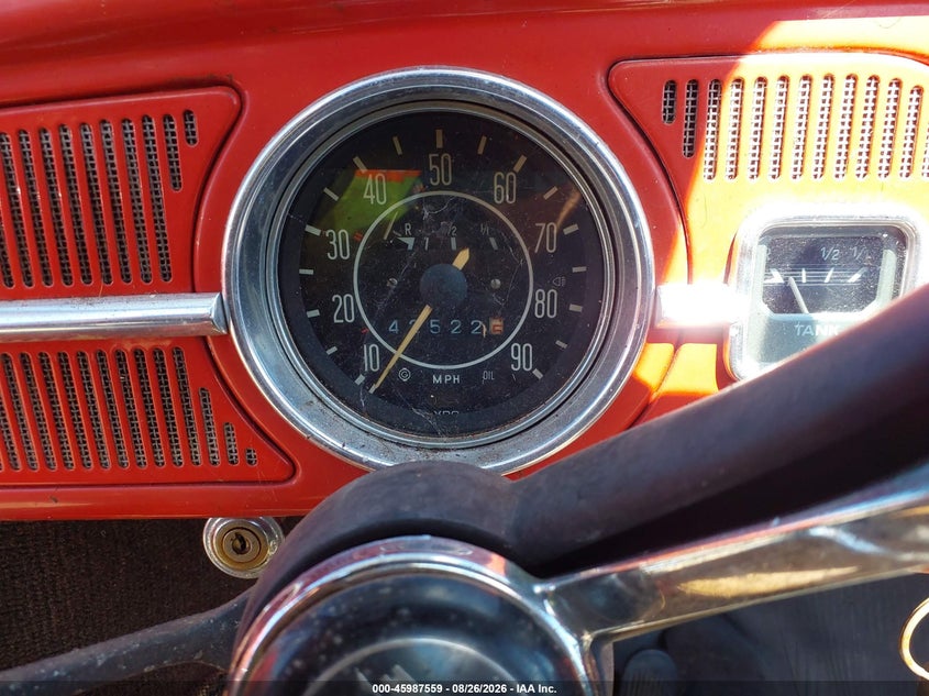 1967 VOLKSWAGEN BEETLE CONVERTIBLE auction photo 7