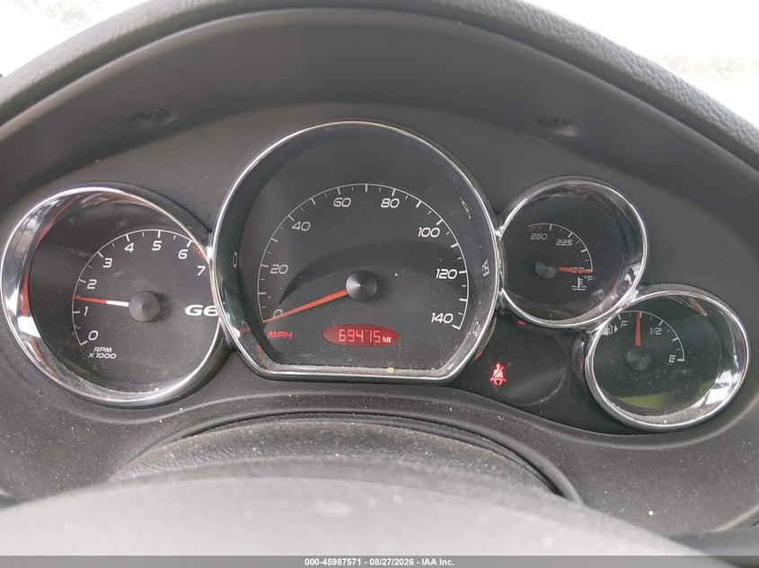 PONTIAC G6 2008 VIN 1G2ZH57NX84195726