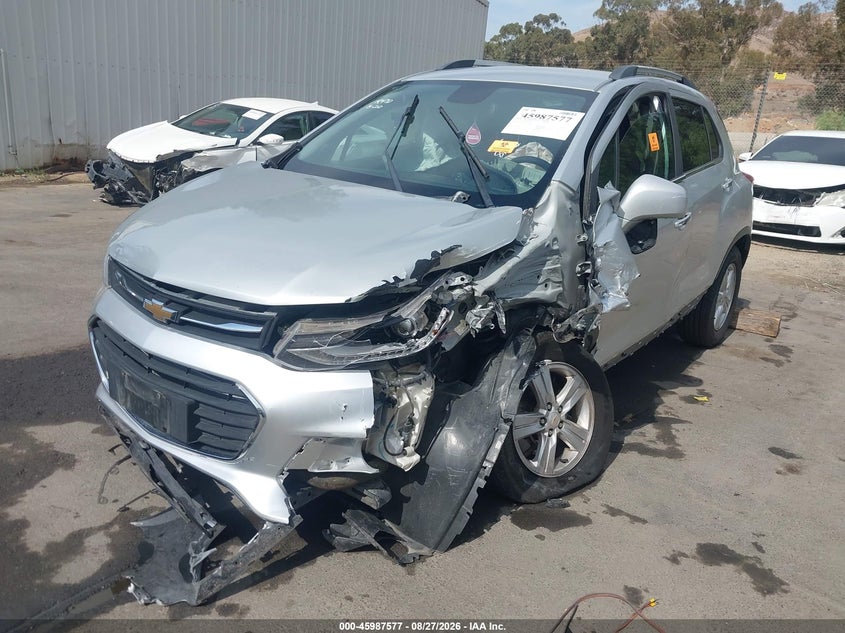 2020 Chevrolet Trax, Біо/хімія, IAAI, VIN KL7CJLSB7LB010699 — фото 2