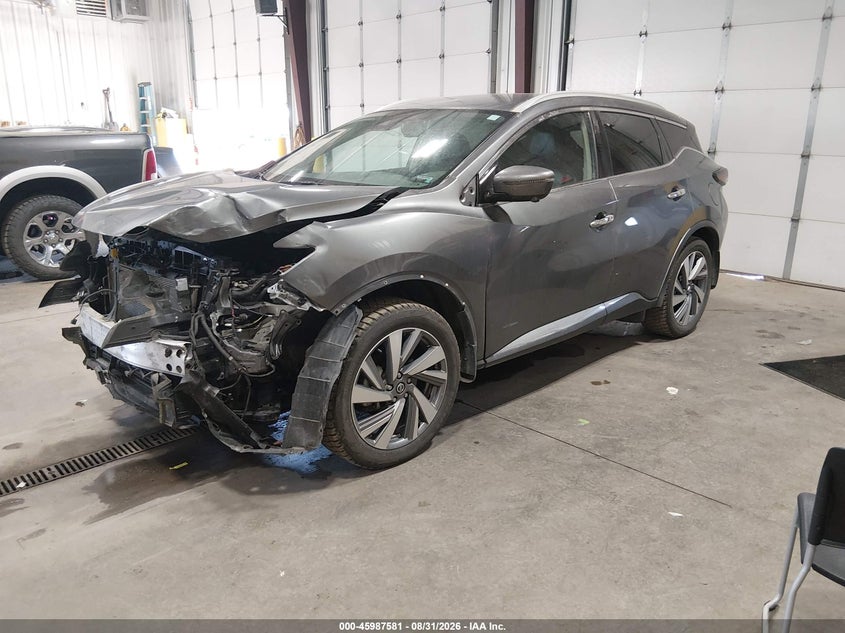 2021 Nissan Murano, Front End, IAAI, VIN 5N1AZ2CS4MC117616 — photo 2