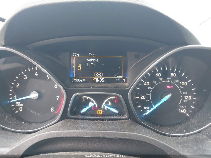 2019 FORD ESCAPE SPORT UTILITY VEHICLE 1.5L I-4 DI, DOHC, VVT, TURBO, 179HP