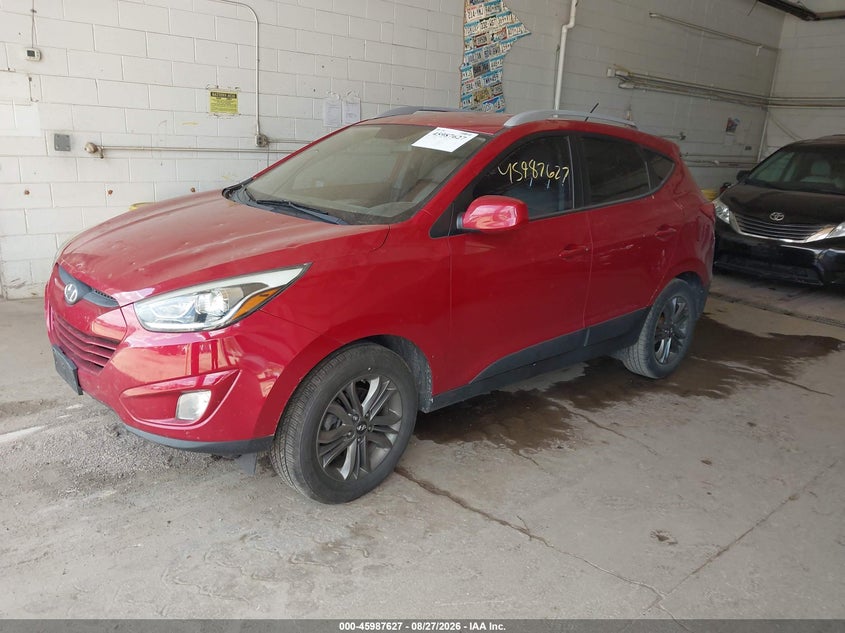 2014 Hyundai Tucson, Звичайний знос, IAAI, VIN KM8JU3AGXEU876477 — фото 2