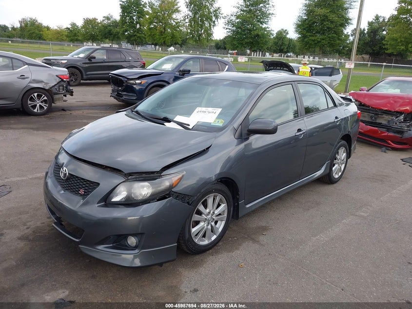 Vin: 2t1bu4ee0ac298288, lot: 46486967, toyota corolla s 20102