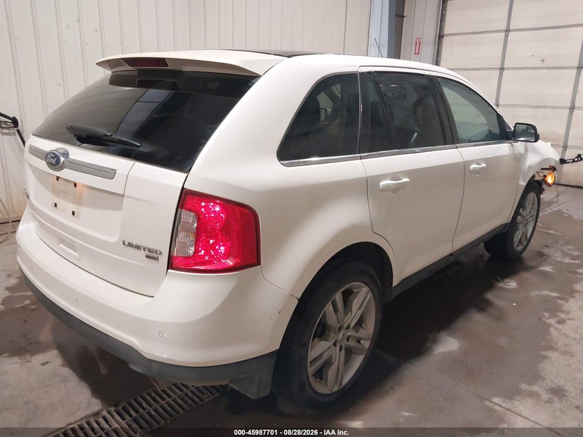 Vin: 2fmdk4kc2bbb35052, lot: 46486976, ford edge limited 20114