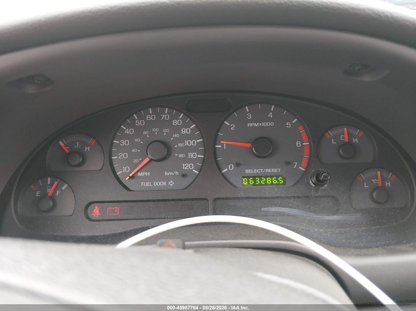 FORD MUSTANG 2001 VIN 1FAFP40491F214411