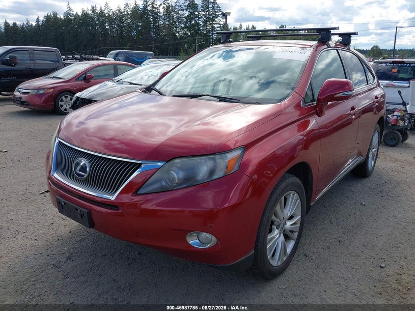 2010 LEXUS RX 450H auction photo 2