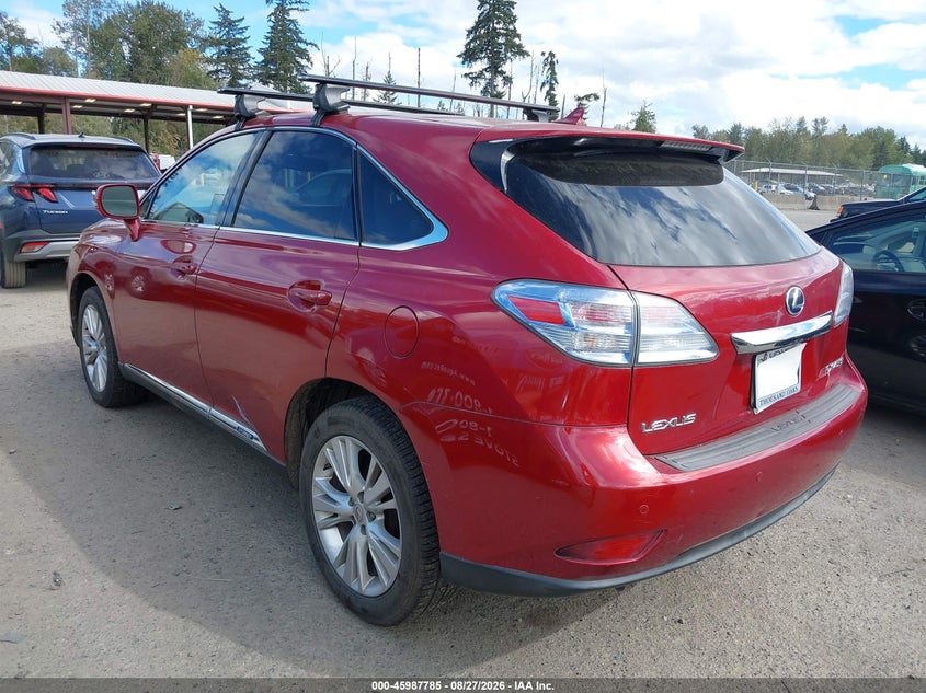2010 LEXUS RX 450H auction photo 3