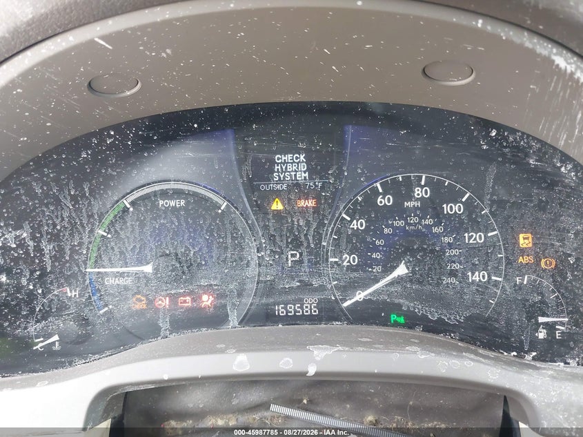 2010 LEXUS RX 450H auction photo 7