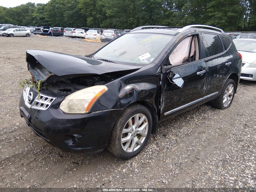 2011 Nissan Rogue, Обидва боки, IAAI, VIN JN8AS5MV0BW250277 — фото 2