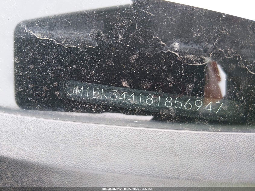 MAZDA MAZDA3 2008 VIN JM1BK344181856947