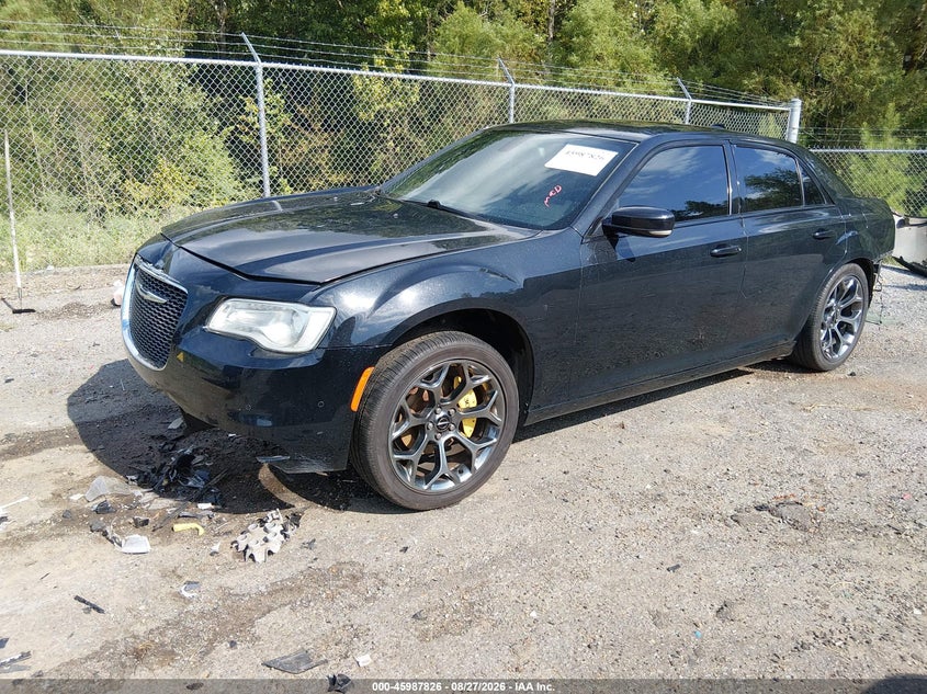 2015 Chrysler 300, Front & Rear, IAAI, VIN 2C3CCABG9FH872691 — photo 2