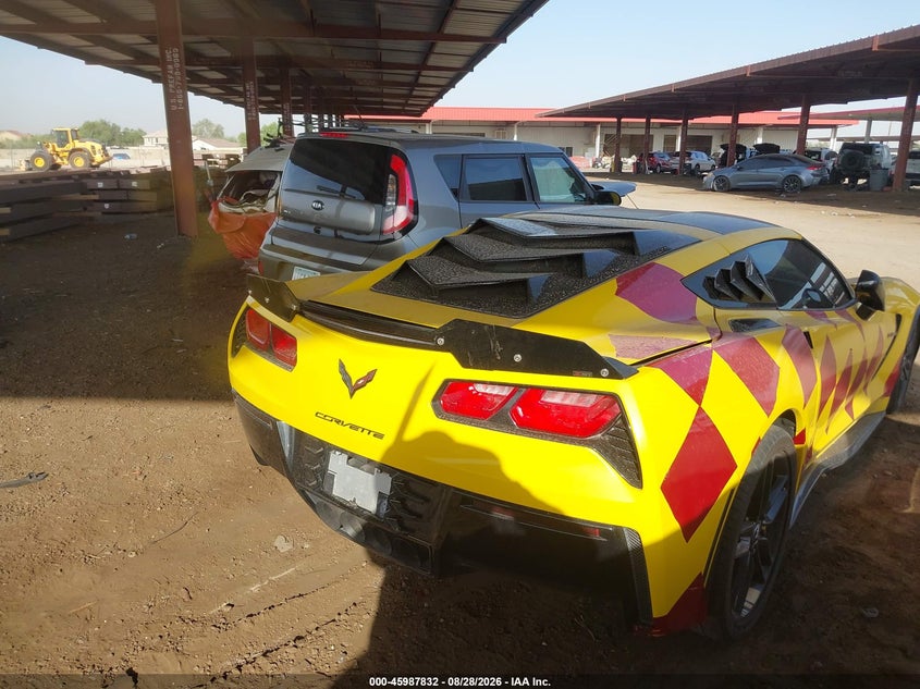 Vin: 1g1yl2d7xe5112482, lot: 46487110, chevrolet corvette stingray z51 20144