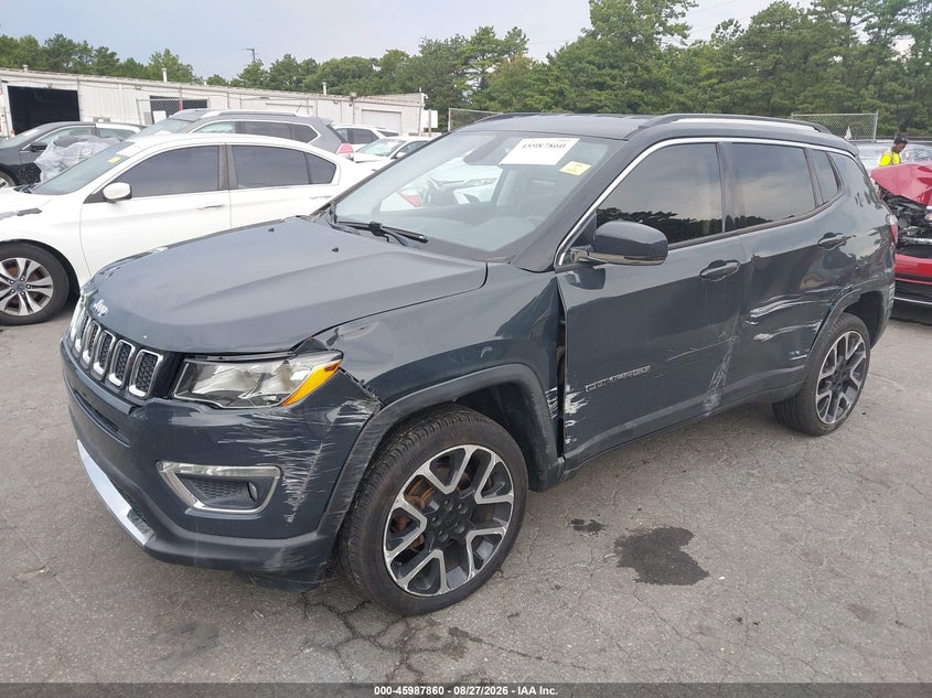 2018 Jeep Compass, Левый бок, IAAI, VIN 3C4NJDCB7JT256924 — фото 2