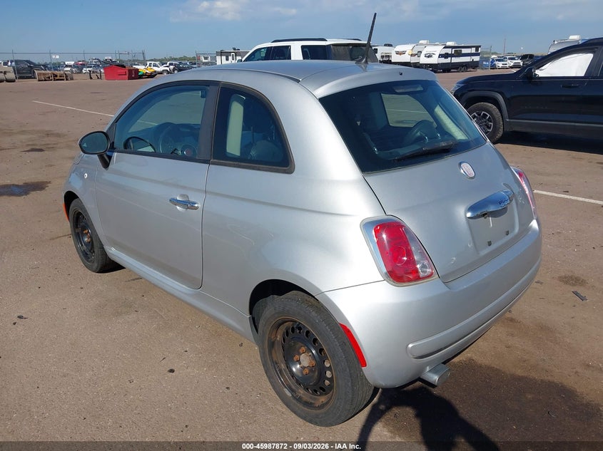 Vin: 3c3cffar3ct351668, lot: 46487152, fiat 500 pop 20123