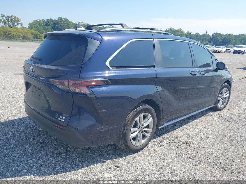 Vin: 5tdjskfc4rs128196, lot: 46487184, toyota sienna xle 20244