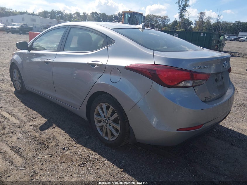 Vin: 5npdh4ae3fh621112, lot: 46487274, hyundai elantra se 20153