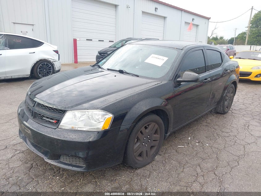 Vin: 1c3cdzab2en181087, lot: 46487319, dodge avenger se 20142