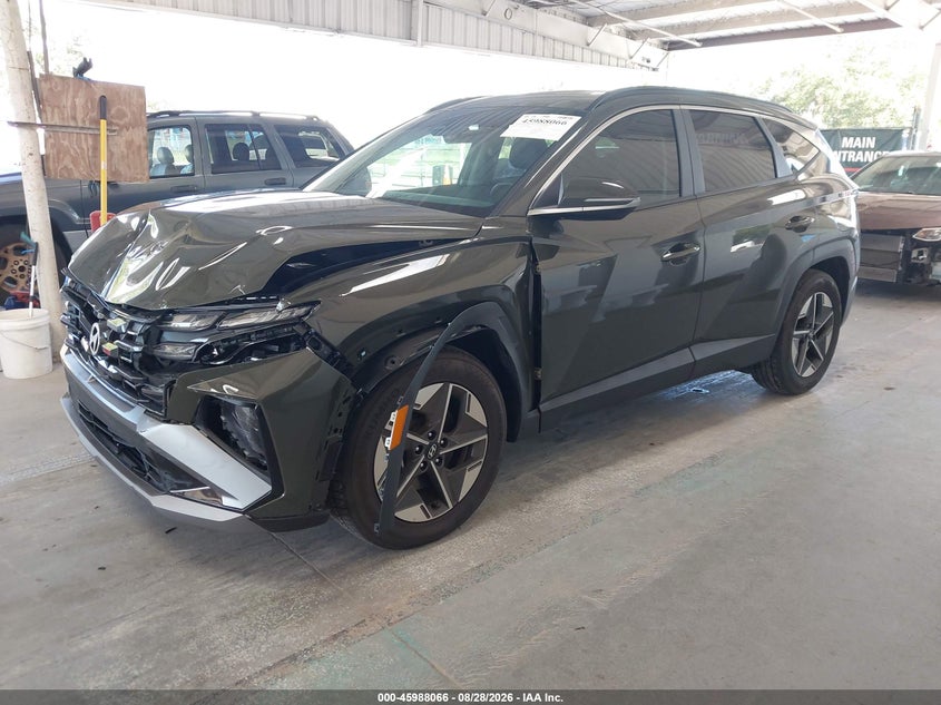 2026 Hyundai Tucson, Удар спереди, IAAI, VIN 5NMJC3DEXTH718680 — фото 2