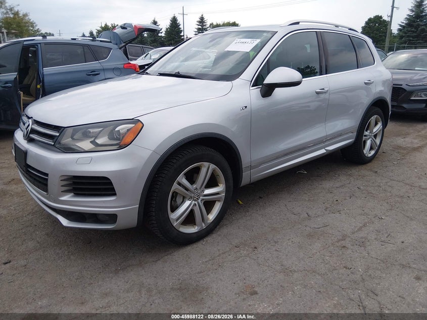 Vin: wvgdf9bp6ed007304, lot: 46487403, volkswagen touareg 3.6l r-line 20142