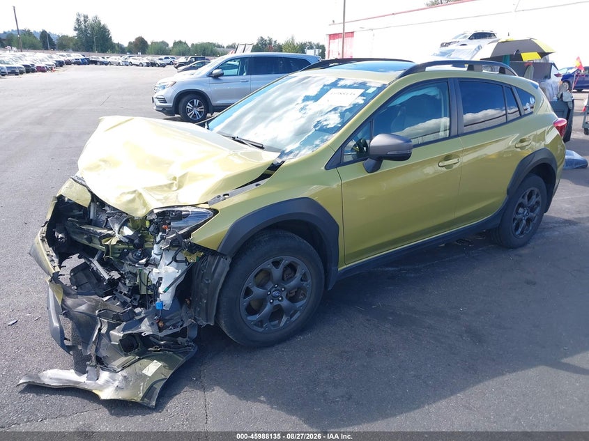 2021 Subaru XV, Front & Rear, IAAI, VIN JF2GTHSC6MH206878 — photo 2