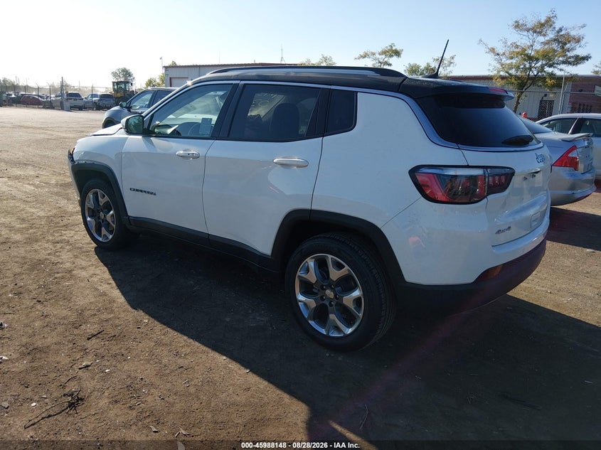 Vin: 3c4njdcb2jt190346, lot: 46487445, jeep compass limited 4x4 20183