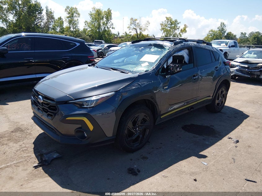 Vin: 4s4guhf63s3744301, lot: 46487506, subaru crosstrek sport 20252